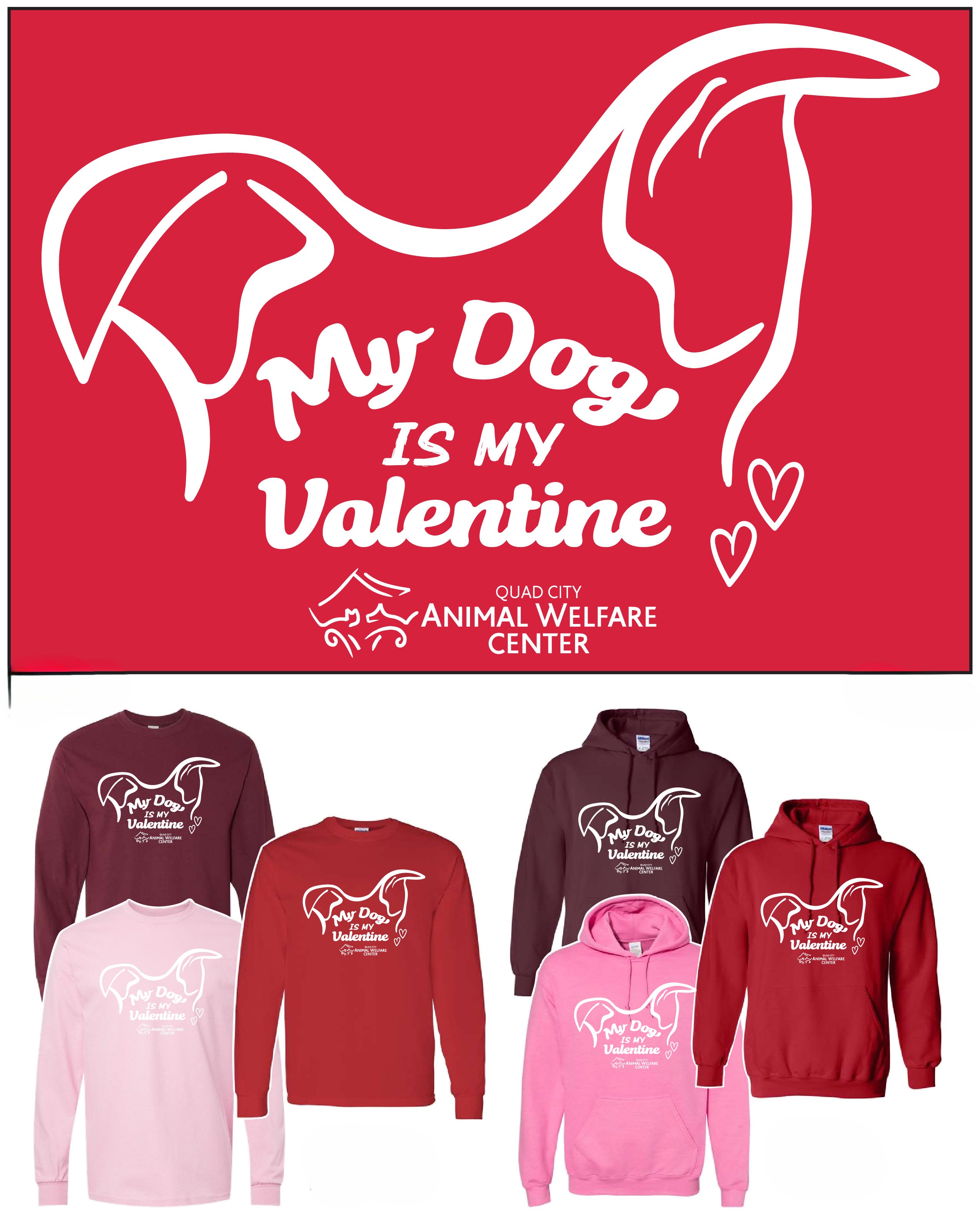 Mockup dog is my valentine 1